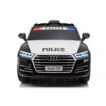 Elektrické autíčko Audi Q5 Policajné - čierne